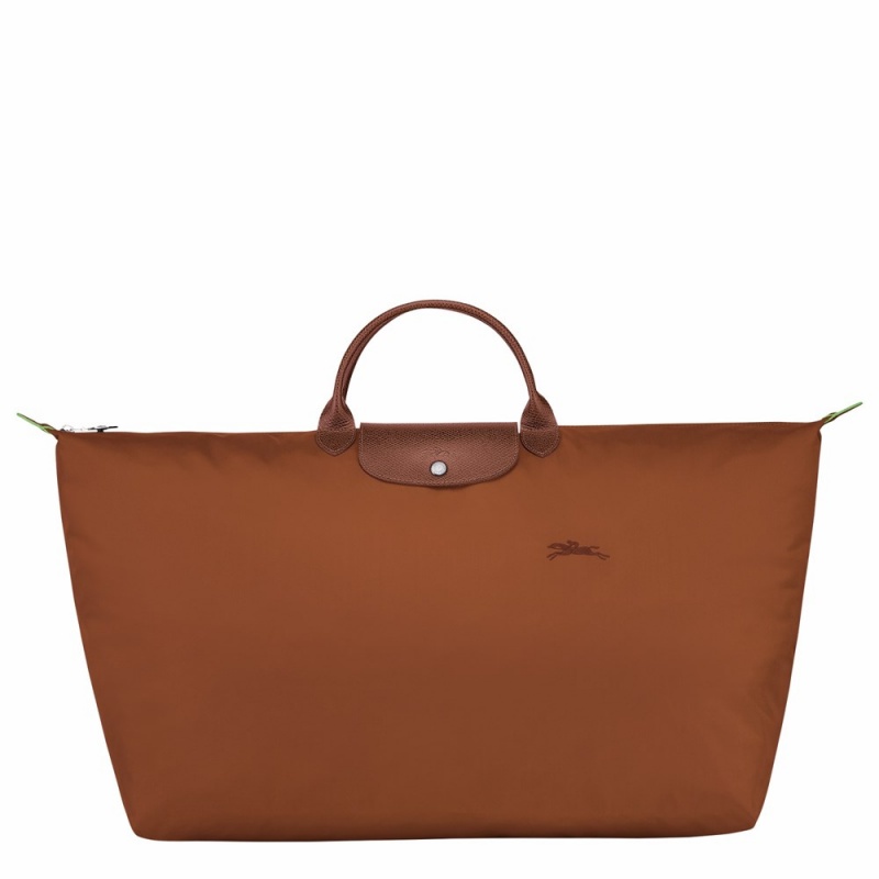Brown Longchamp Le Pliage M Men's Travel Bags
